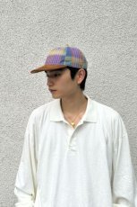 画像6: J.Crew Plaid Baseball Cap Suede Brim Baltic Coast Madras (6)