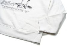 画像4: Cotton Expressions Vesalius Crew Neck Sweat Shirt White (4)