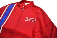 画像2: Deadstock Active Generation Nylon Racing Jacket "Budweiser" (2)