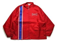 画像1: Deadstock Active Generation Nylon Racing Jacket "Budweiser" (1)