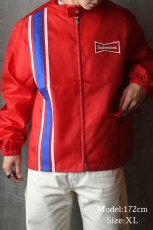 画像5: Deadstock Active Generation Nylon Racing Jacket "Budweiser" (5)