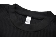 画像5: Los Angeles Apparel L/S Heavy Thermal Crew Neck Black ロサンゼルスアパレル (5)