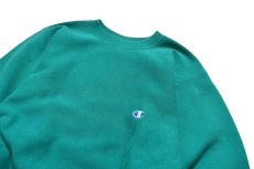 画像2: Used Champion Reverse Weave Sweat Shirt Jade made in USA  チャンピオン (2)