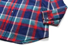 画像3: Used St John's Bay Flannel Shirt made in USA (3)