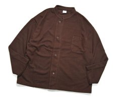 画像1: 【SALE】SEABEES Brushed Fabric Sleeping Shirt Brown (1)