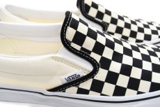 画像4: VANS Classic Slip-On Blk/Wht Chk/Wht バンズ　 (4)