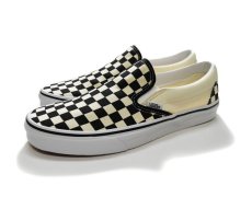 画像1: VANS Classic Slip-On Blk/Wht Chk/Wht バンズ　 (1)