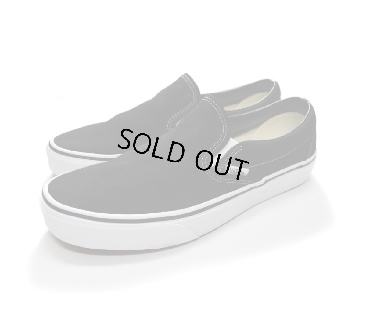 画像1: 【SALE】VANS Classic Slip-On Black バンズ　 (1)