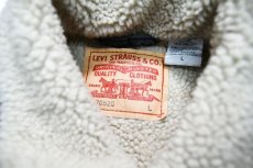 画像5: Deadstock Levi's Corduroy Sherpa Trucker Jacket Charcoal リーバイス (5)