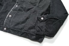 画像4: Deadstock Levi's Corduroy Sherpa Trucker Jacket Charcoal リーバイス (4)