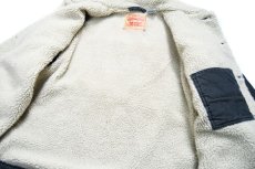 画像6: Deadstock Levi's Corduroy Sherpa Trucker Jacket Charcoal リーバイス (6)