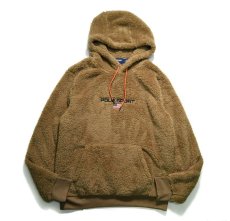 画像2: Polo Sport Pile Fleece Hoodie ラルフローレン (2)