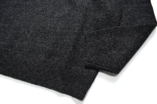 画像4: Pendleton Shetland Washable Wool Crewneck Knit Sweater Black Heather ペンドルトン (4)