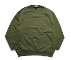 画像2: Deadstock Blank Sweat Shirt Olive (2)