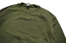 画像3: Deadstock Blank Sweat Shirt Olive (3)