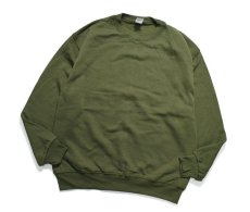 画像1: Deadstock Blank Sweat Shirt Olive (1)