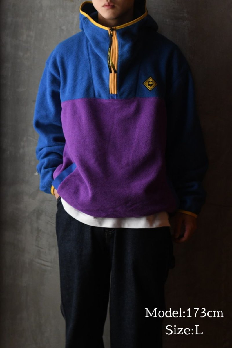 画像8: 【SALE】Outdoor Afro×REI Co-op Fleece Pullover Hoodie Halcyon Blue/Sonic Purple (8)