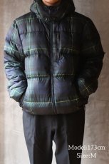 画像8: Polo Ralph Lauren Plaid Hooded Down Jacket ラルフローレン (8)