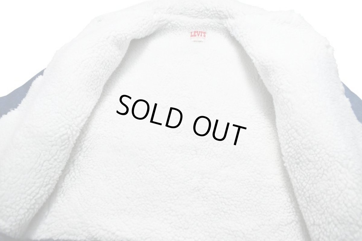 画像5: Deadstock Levi's Denim Sherpa Trucker Jacket made in USA リーバイス (5)