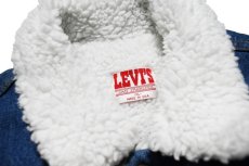 画像4: Deadstock Levi's Denim Sherpa Trucker Jacket made in USA リーバイス (4)