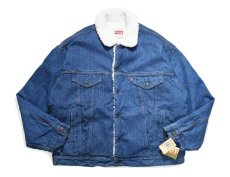 画像1: Deadstock Levi's Denim Sherpa Trucker Jacket made in USA リーバイス (1)