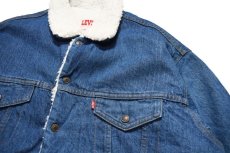 画像2: Deadstock Levi's Denim Sherpa Trucker Jacket made in USA リーバイス (2)