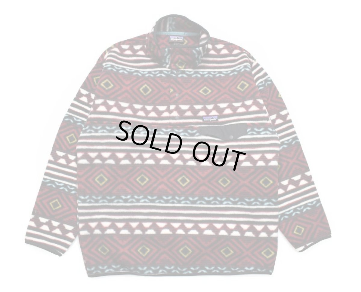 画像1: Deadstock Patagonia Synchilla Snap-T Pullover Saltillo: Cinder Red パタゴニア (1)
