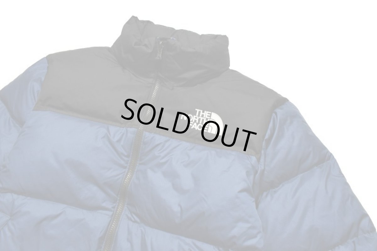 画像2: The North Face 1996 Retro Nuptse Jacket Shady Blue ノースフェイス (2)