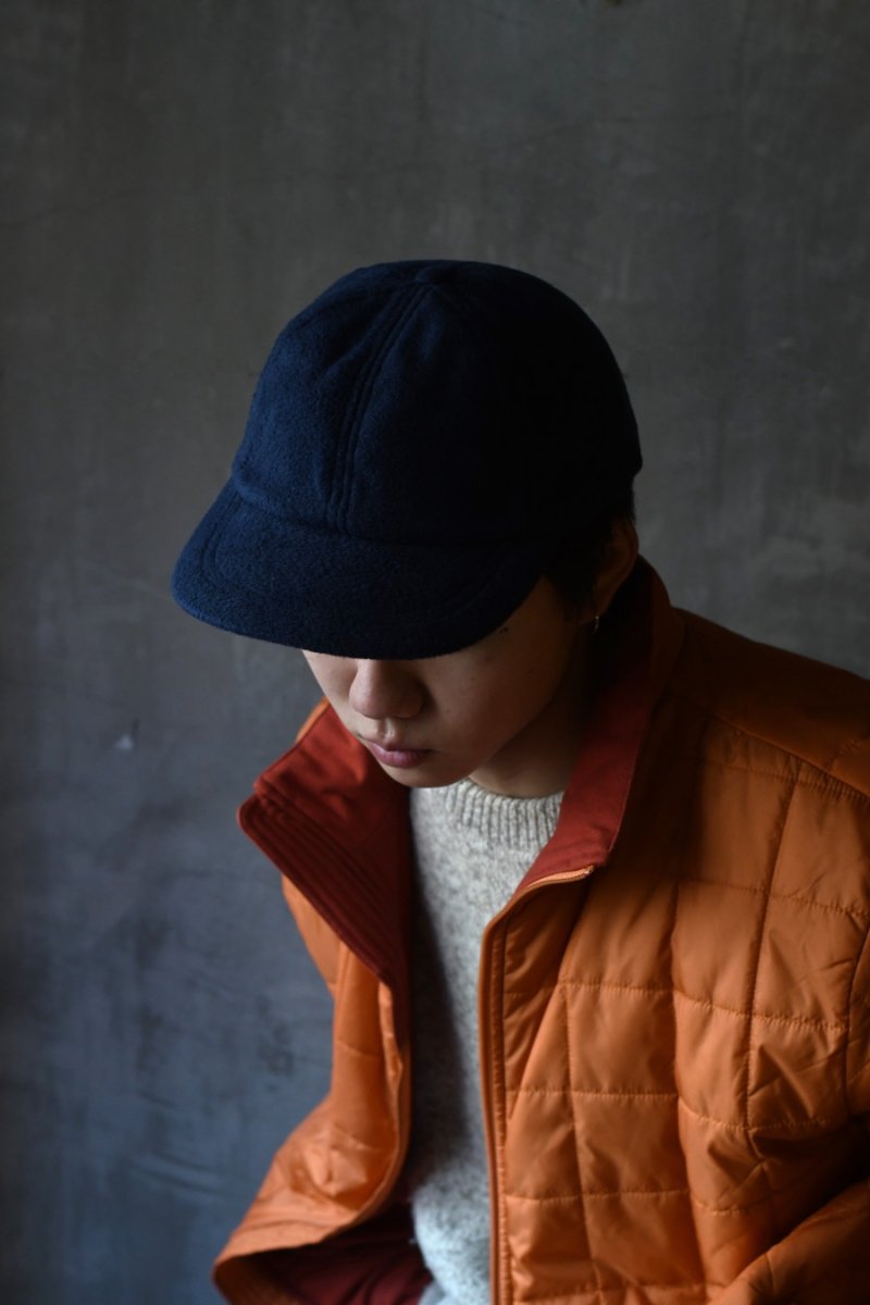 画像6: Deadstock Fleece Cap Navy (6)