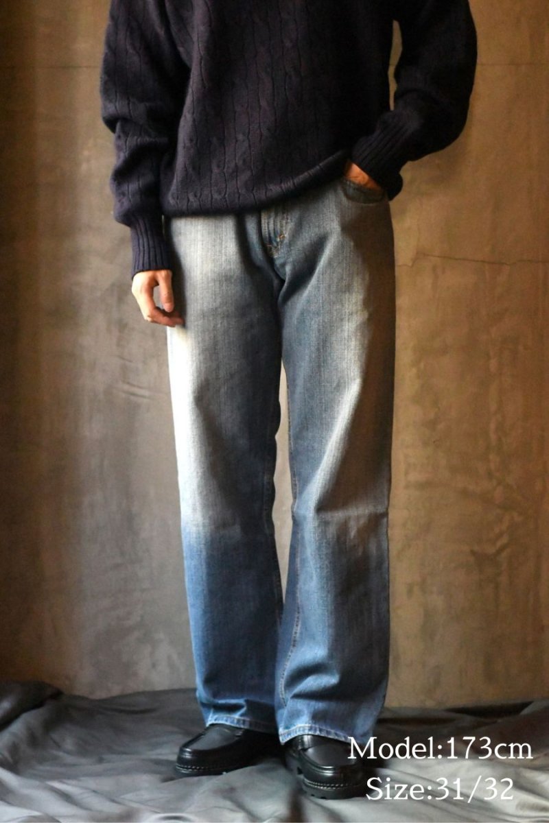 画像7: 00s Deadstock Levi's 569 Denim Pants Loose Straight #0574 リーバイス (7)