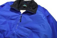 画像2: Deadstock Tri Mountain Shelled Fleece jacket #8800 Blue/Navy (2)
