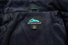 画像4: Deadstock Tri Mountain Shelled Fleece jacket #8800 Green/Navy (4)