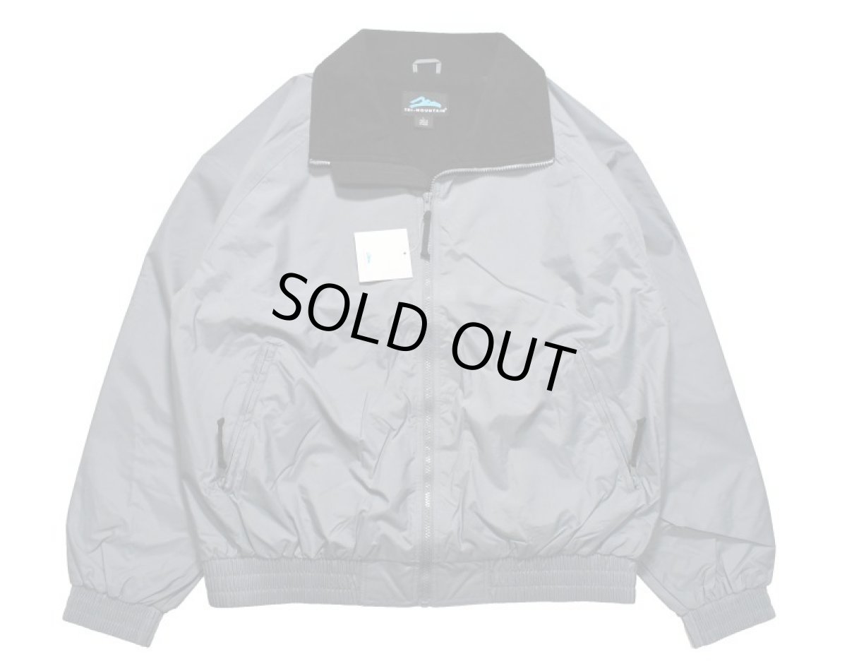 画像1: Deadstock Tri Mountain Shelled Fleece jacket #8000 Grey/Black (1)