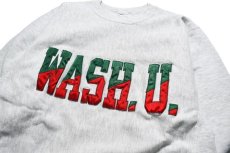 画像2: Used Champion Reverse Weave Sweat Shirt "Wash.U." チャンピオン (2)