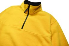 画像2: Deadstock Tri Mountain Pullover Fleece jacket #7550 Yellow (2)