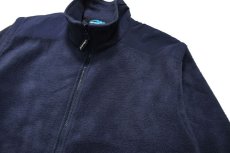 画像2: Deadstock Tri Mountain Fleece jacket #8700 Navy (2)