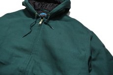 画像2: Deadstock Tri Mountain Canvas Hooded Jacket #4600 Green (2)