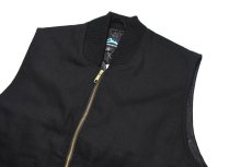 画像2: Deadstock Tri Mountain Canvas Vest #4400 Black (2)