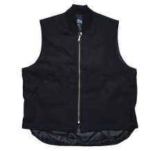 画像1: Deadstock Tri Mountain Canvas Vest #4400 Black (1)