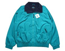 画像1: Deadstock Tri Mountain Shelled Fleece jacket #8000 Jade/Navy (1)