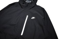 画像2: Nike Storm-FIT Legacy Hooded Shell Jacket Black ナイキ (2)