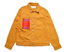 画像1: Calvin Klein Jeans Denim Trucker Jacket Yellow カルバンクライン (1)