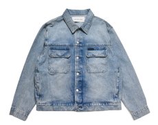 画像1: Calvin Klein Jeans Denim Trucker Jacket Indigo wash カルバンクライン (1)