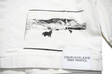 画像7: Calvin Klein Jeans Andy Warhol Denim Trucker Jacket カルバンクライン (7)