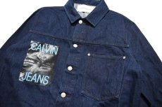 画像2: Calvin Klein Jeans Denim Trucker Jacket Rinse カルバンクライン (2)