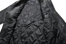 画像5: Used Croft&Barrow Leather Coat Black (5)