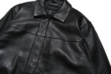 画像2: Used Croft&Barrow Leather Coat Black (2)