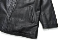 画像3: Used Croft&Barrow Leather Coat Black (3)