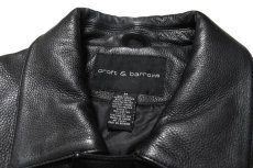 画像4: Used Croft&Barrow Leather Coat Black (4)