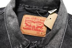 画像4: Levi's Denim Trucker Jacket Black Wash リーバイス (4)